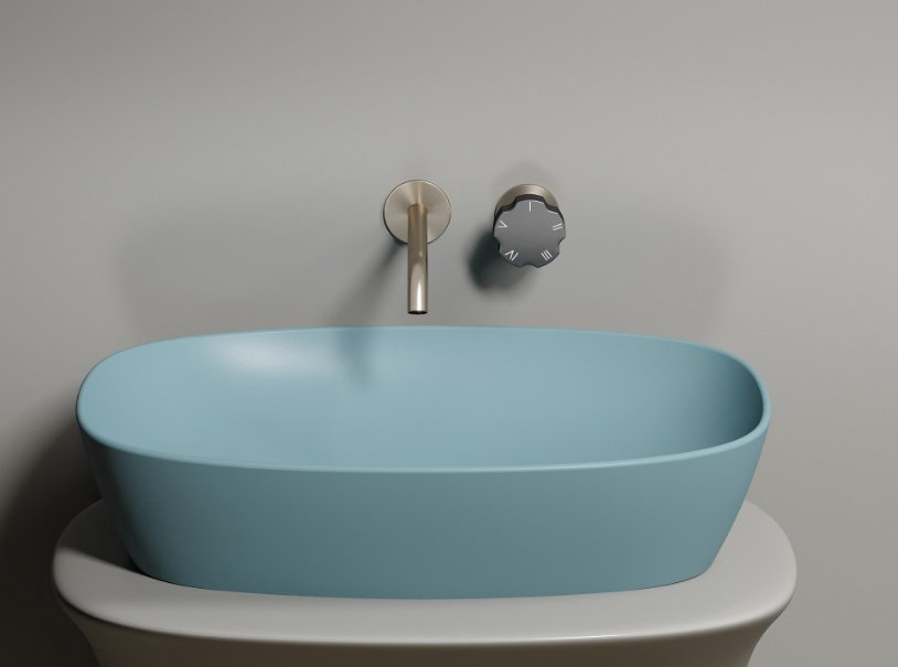 Раковина Ceramicanova CN6049MLG накладная овальная 60, санфарфор купить,NaN