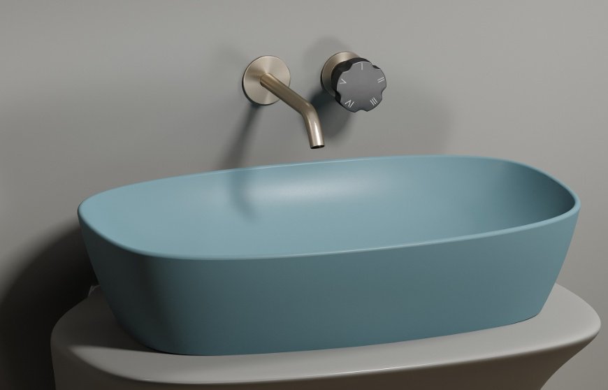 Раковина Ceramicanova CN6049MLG накладная овальная 60, санфарфор купить,0