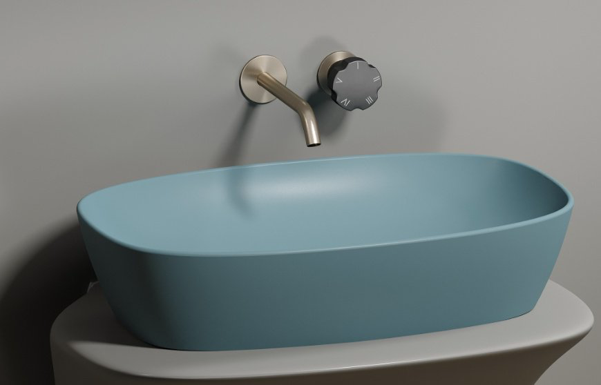Раковина Ceramicanova CN6049MLG накладная овальная 60, санфарфор купить,NaN