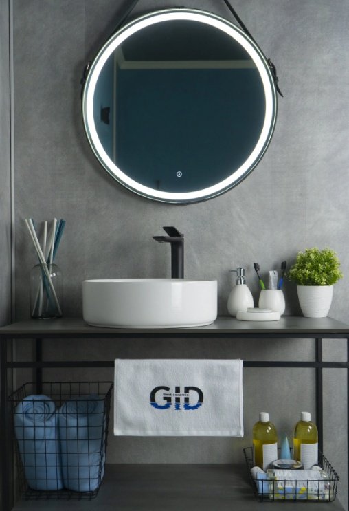 Раковина GID-ceramic N9424 накладная круглая 40, керамика купить,NaN