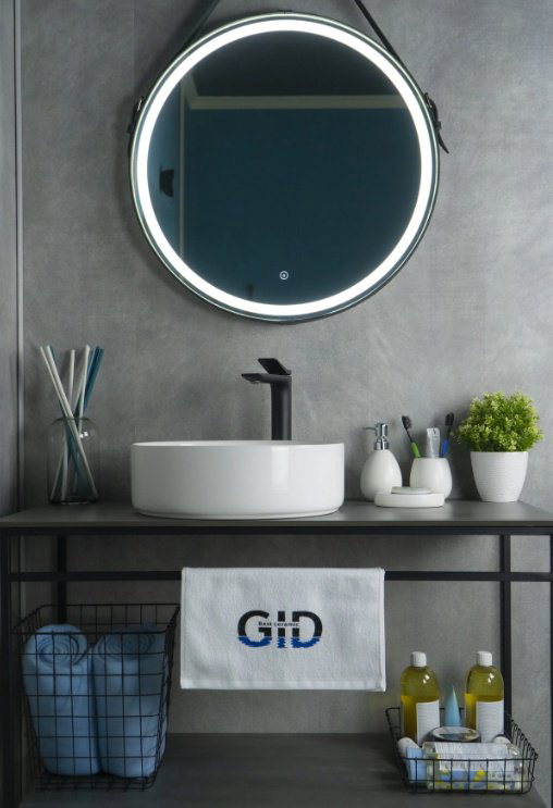 Раковина GID-ceramic N9424 накладная круглая 40, керамика купить,NaN