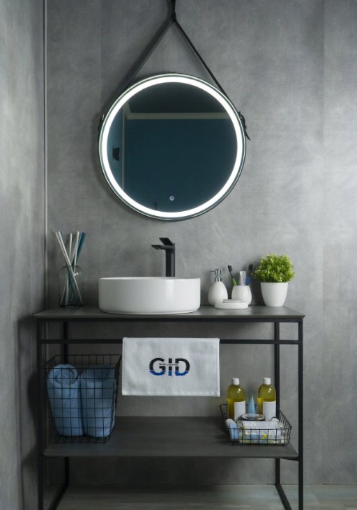 Раковина GID-ceramic N9424 накладная круглая 40, керамика купить,NaN