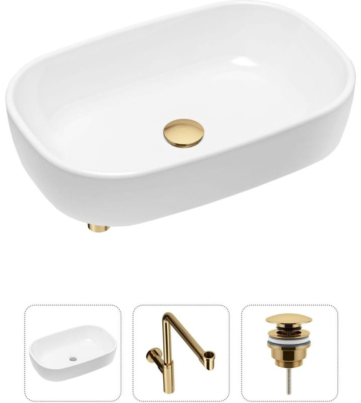 Раковина Lavinia Boho Bathroom Sink 21520050 накладная овальная 36, фарфор