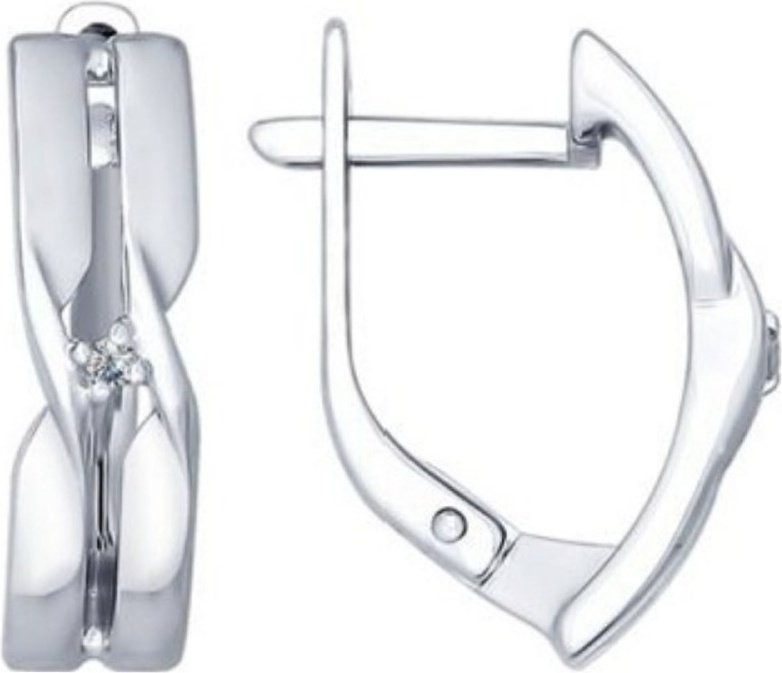 SOKOLOV 87020010-87010014 вес 4.4 г серебро, бриллиант купить,0