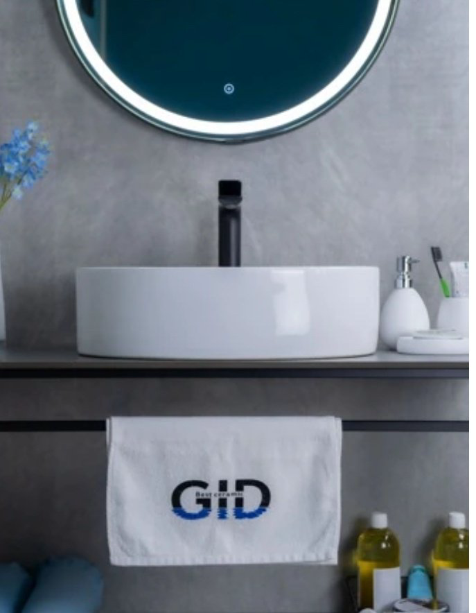 Раковина GID-ceramic N9012 накладная овальная 50, керамика купить,NaN