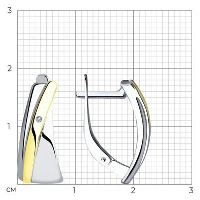 SOKOLOV 87010030-87020024 вес 5.98 г серебро, бриллиант купить,NaN