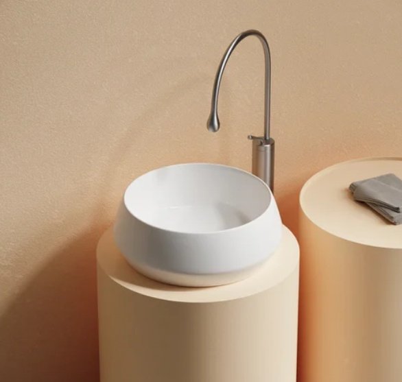 Раковина Ceramicanova CN12004 накладная круглая 40, санфарфор