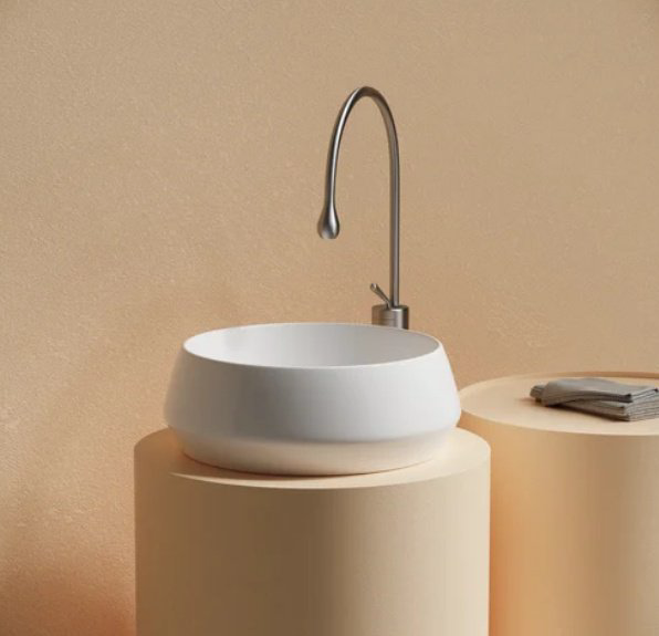Раковина Ceramicanova CN12004 накладная круглая 40, санфарфор купить,79800