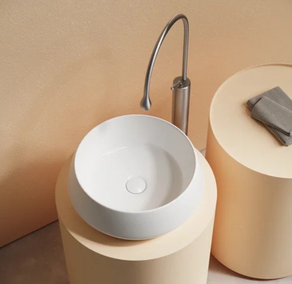 Раковина Ceramicanova CN12004 накладная круглая 40, санфарфор