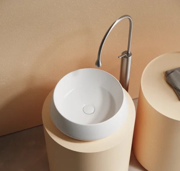 Раковина Ceramicanova CN12004 накладная круглая 40, санфарфор