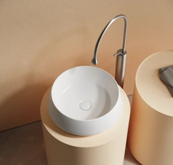 Раковина Ceramicanova CN12004 накладная круглая 40, санфарфор купить,NaN