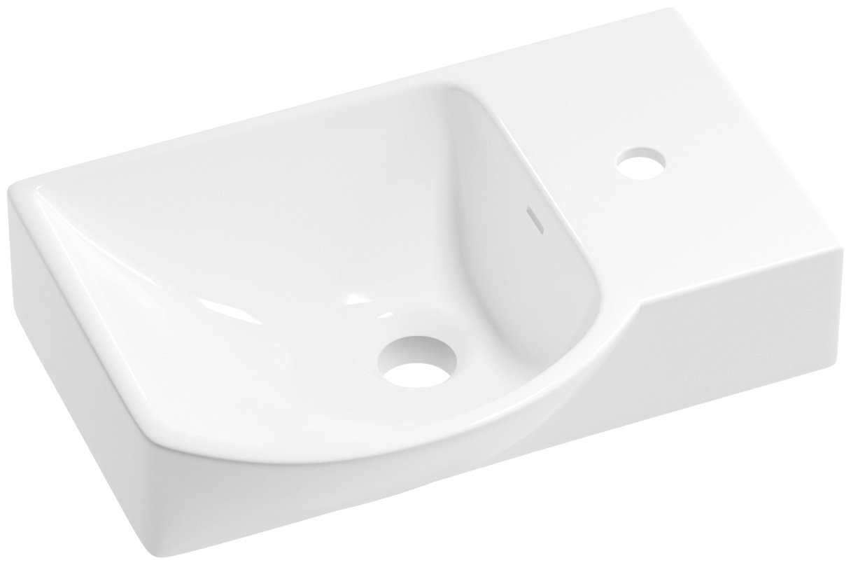 Раковина Wellsee WC Area 151807000 подвесная нестандартная 32, керамика