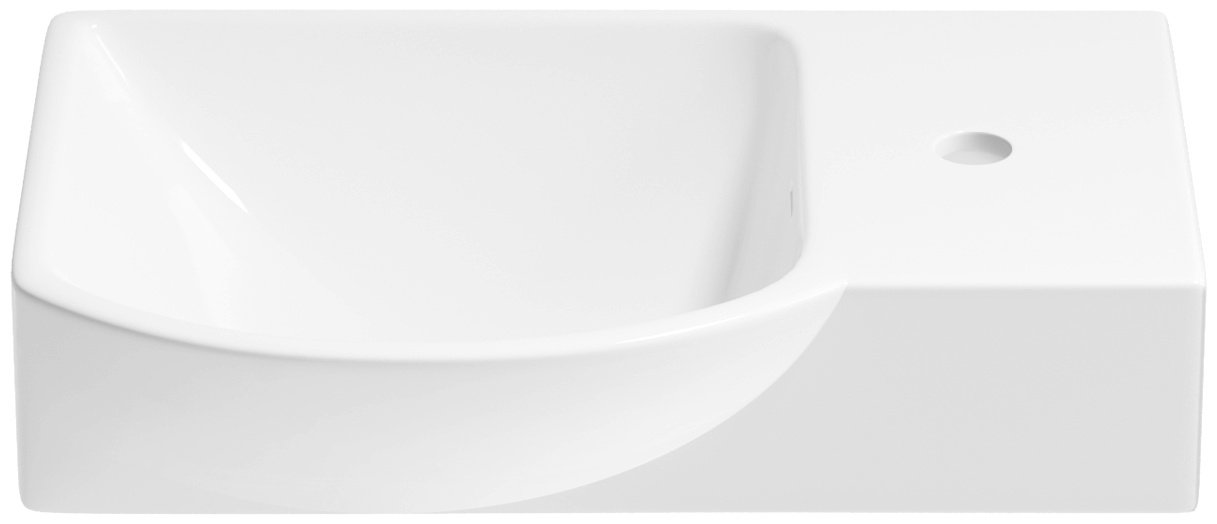 Раковина Wellsee WC Area 151807000 подвесная нестандартная 32, керамика