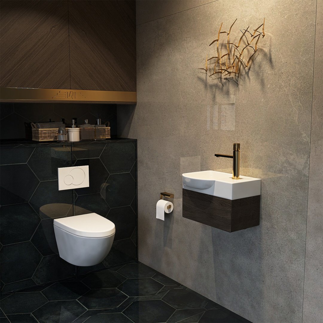 Раковина Wellsee WC Area 151807000 подвесная нестандартная 32, керамика