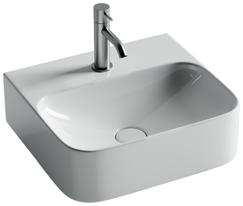 Раковина Ceramicanova CN2005 подвесная прямоугольная 43.5, санфарфор купить,NaN