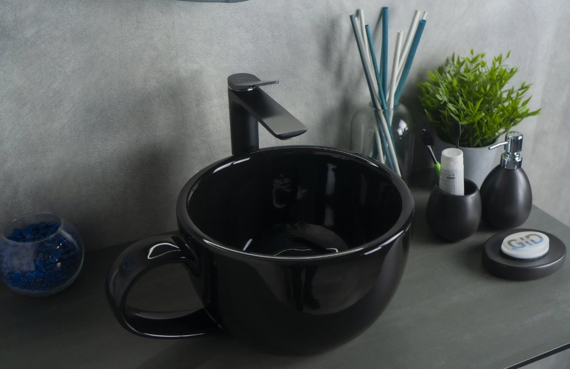 Раковина GID-ceramic Nc9077 накладная круглая 40, керамика