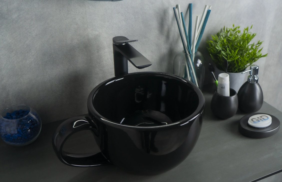 Раковина GID-ceramic Nc9077 накладная круглая 40, керамика купить,NaN
