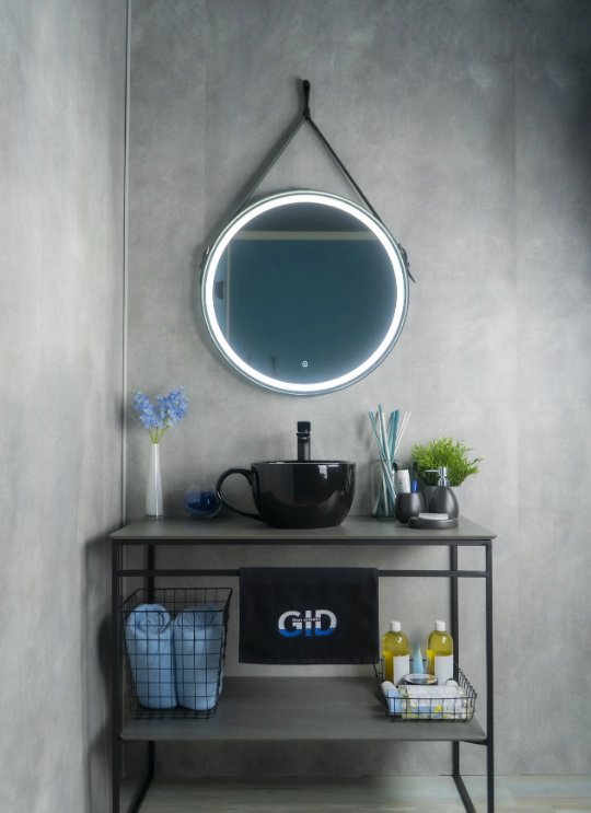 Раковина GID-ceramic Nc9077 накладная круглая 40, керамика купить,0