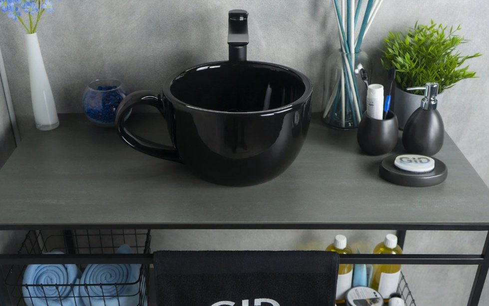 Раковина GID-ceramic Nc9077 накладная круглая 40, керамика купить,162085