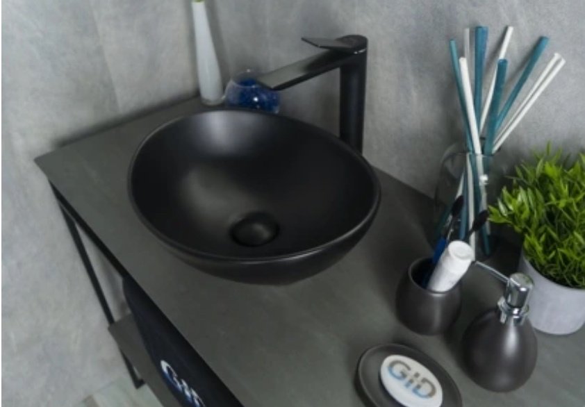 Раковина GID-ceramic Nc901 накладная овальная 41, керамика