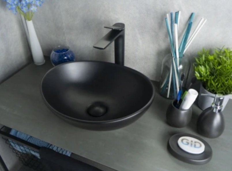Раковина GID-ceramic Nc901 накладная овальная 41, керамика купить,0
