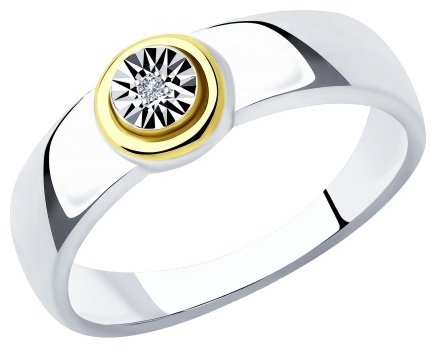 SOKOLOV 87010032-87020027 вес 4.95 г серебро, бриллиант купить,0