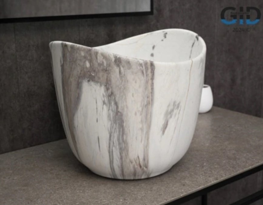 Раковина GID-ceramic Mnc9303 накладная нестандартная 36, керамика