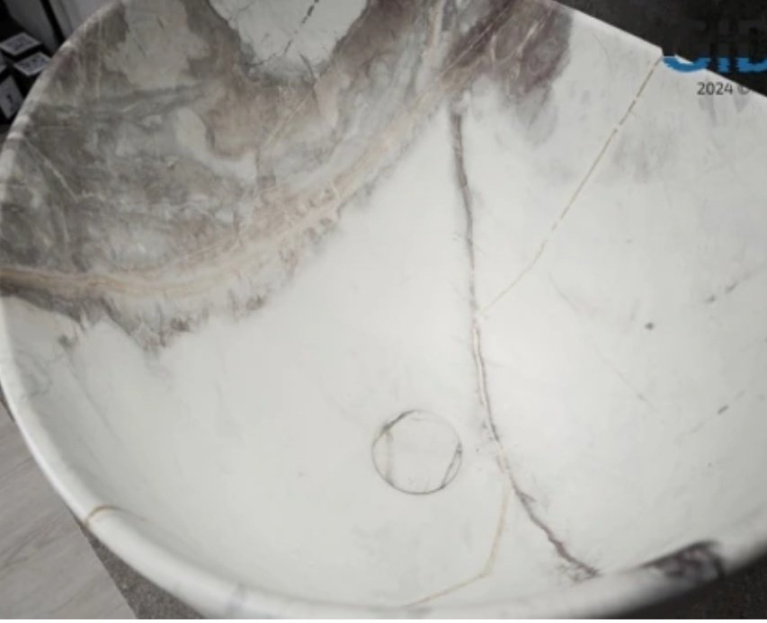 Раковина GID-ceramic Mnc9303 накладная нестандартная 36, керамика