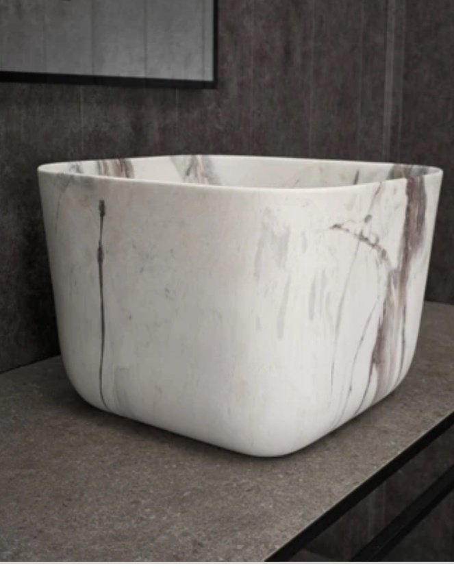 Раковина GID-ceramic Mnc9301 накладная квадратная 36, керамика купить,120196