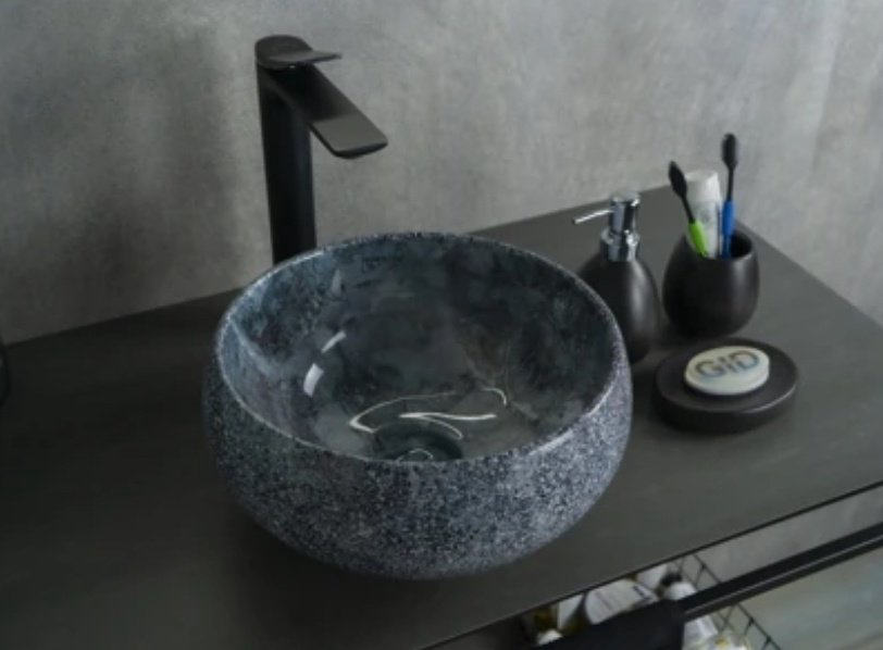 Раковина GID-ceramic Mnc481 накладная круглая 32, керамика купить,NaN