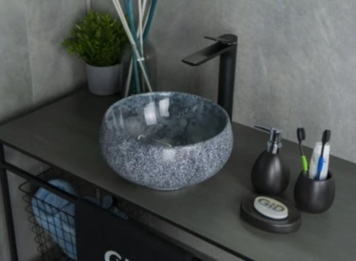 Раковина GID-ceramic Mnc481 накладная круглая 32, керамика купить,NaN