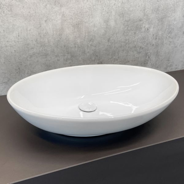 Раковина Comforty 7689 накладная овальная 38, санфарфор