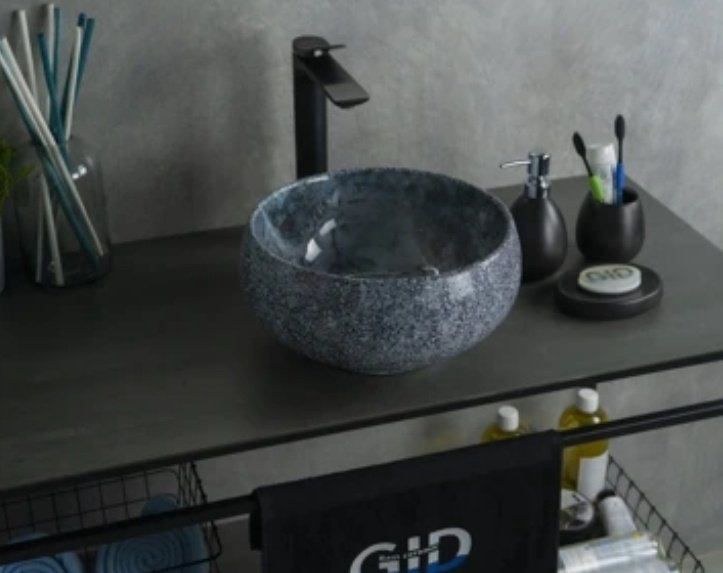 Раковина GID-ceramic Mnc481 накладная круглая 32, керамика купить,NaN