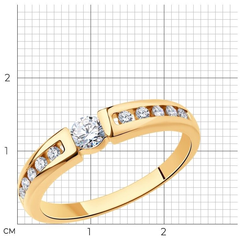 SOKOLOV 1021802 1012215 вес 5.33 г золото, бриллиант - ForteMarket SOKOLOV 1021802 1012215 вес 5.33 г золото, бриллиант купить,0