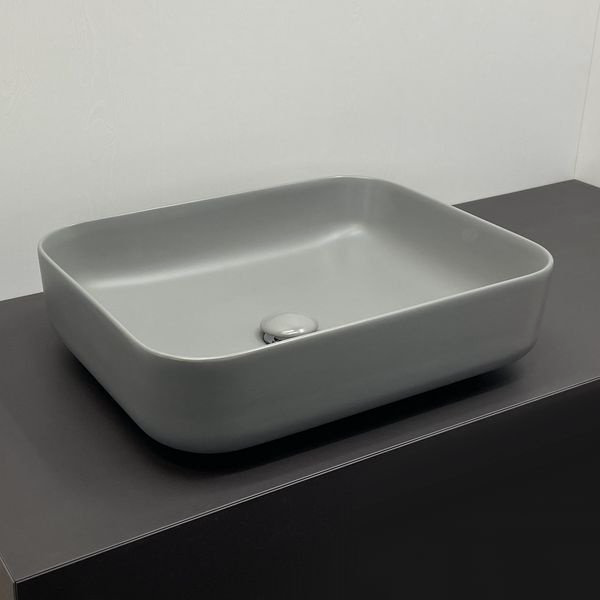 Раковина Comforty T-Y9378MH накладная прямоугольная 50 см, санфарфор купить,102783