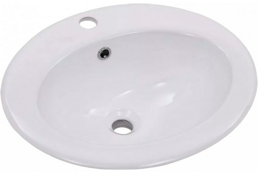 Раковина GID-ceramic 9413 накладная овальная 49, фаянс