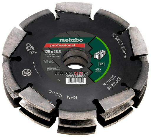Пильный диск универсальный Metabo 628299000, 125x22.2 мм, 30Т