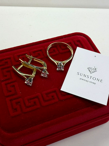 Комплект Sunstone S224 17-18р 5.5гр золото 585