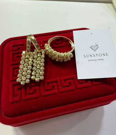 Комплект Sunstone S223 17-19р 9.7гр золото 585