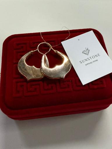 Серьги Sunstone S227 3гр золото 585