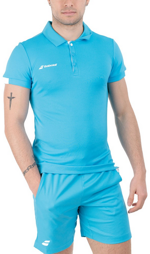 Футболка-поло мужская Babolat Play Polo S 3MP2021-4124 Сyan Blue - ForteMarket Футболка-поло мужская Babolat Play Polo S 3MP2021-4124 Сyan Blue купить,0