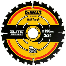 Пильный диск по дереву DeWALT DT10402-QZ, 190x30 мм, 24Т