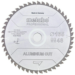 Пильный диск по металлу Metabo 628276000, 165x20 мм, 48Т