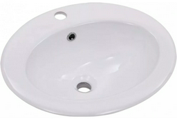 Раковина GID-ceramic 9413 накладная овальная 49, фаянс