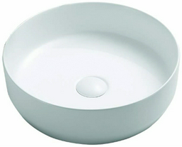 Раковина Ceramicanova CN6022MW накладная круглая 39, фаянс