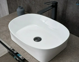 Раковина GID-ceramic N9028 накладная прямоугольная 53, керамика
