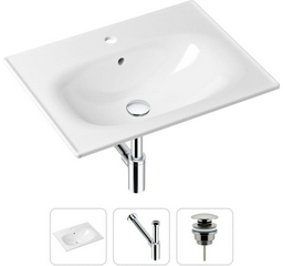 Раковина Lavinia Boho Bathroom Sink 21520438 врезная прямоугольная 46, фарфор