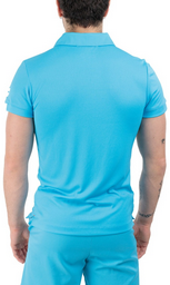 Футболка-поло мужская Babolat Play Polo S 3MP2021-4124 Сyan Blue - ForteMarket