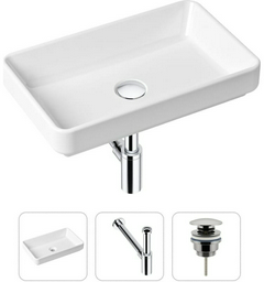 Раковина Lavinia Boho Bathroom Sink 21520114 накладная прямоугольная 34, санфарфор