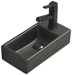 Раковина GID-ceramic Раковина Gid подвесная 62201L Bm9270L черный матовый подвесная прямоугольная 20.5, фаянс